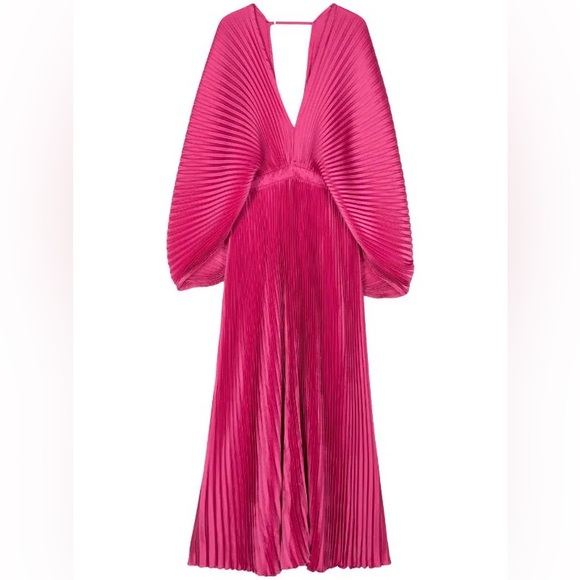L’IDÉE WOMAN De Luxe Pleated Gown - bright pink - Picture 4 of 5
